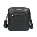 Sacoche bandoulière en cuir noir