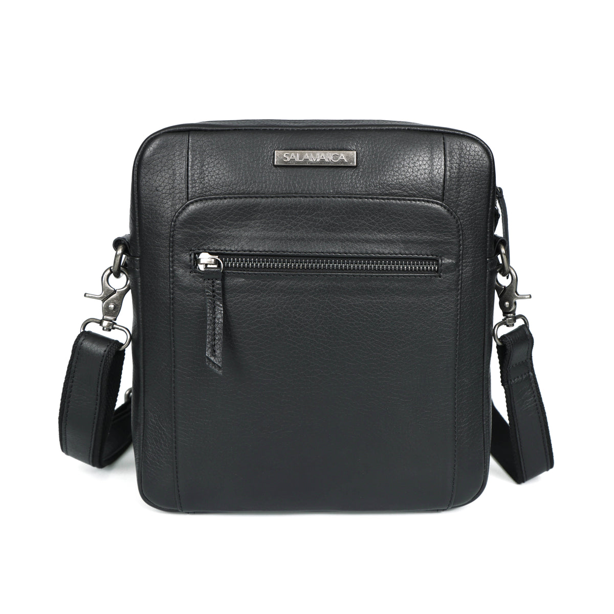 Sacoche bandoulière en cuir noir